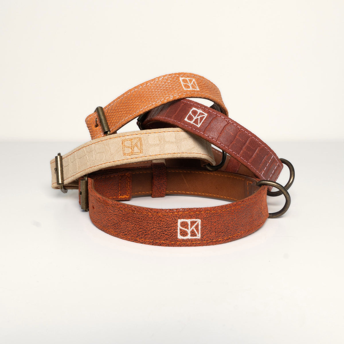 Studio Kees collars Theo, Hans, Mira and Louie together